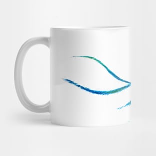 Flying Quetzal in Watercolor Mug